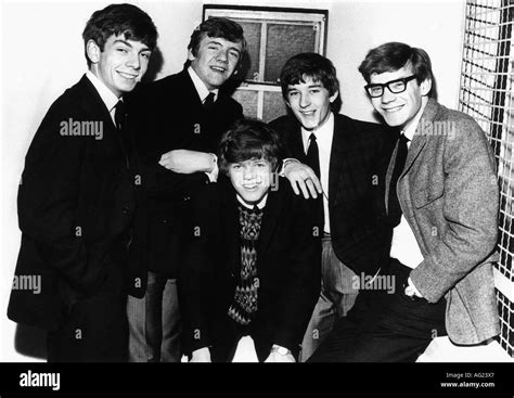 hermans hermits english rock band group picture  length stock photo  alamy