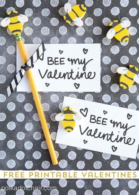 Bee My Valentine Free Printable Valentine S