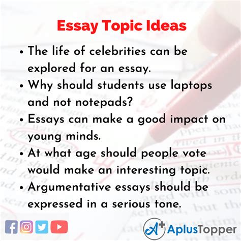 essay topic ideas topic ideas  essay  students  children