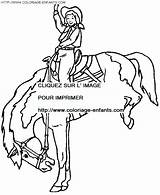 Cowboy Coloring Pages Book Cheval sketch template