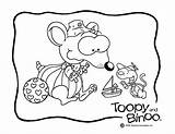 Binoo Toopy Coloring Pages Print Kids Colouring Popular Choose Board sketch template
