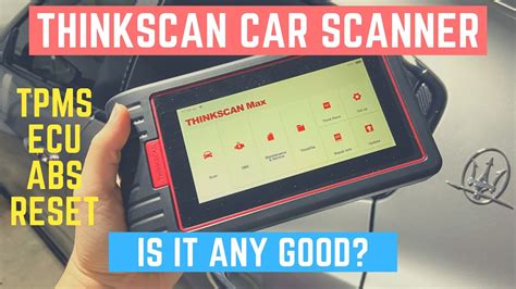 review 400 thinkcar obd tablet car scanner thinkscan max youtube