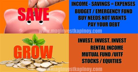 save grow plan mag invest ka pinoy