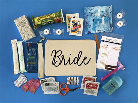 custom bridal emergency kit small bride survival kit