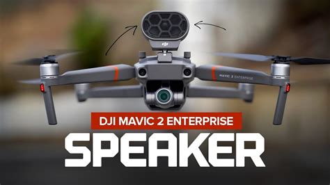 dji mavic  enterprise speaker setup test  review
