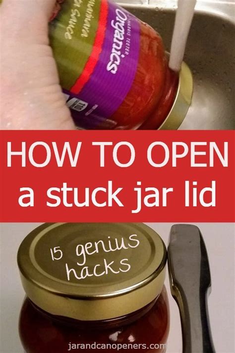 open  jar   tight lid  genius hacks jar   openers