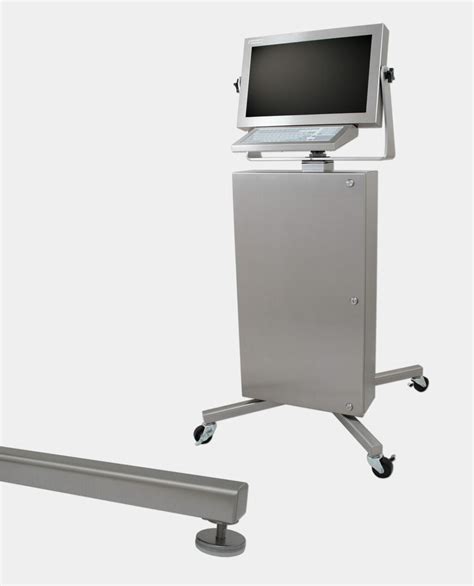 floor stand options create  standing pedestal workstations hope industrial systems
