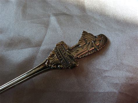 Sioux Indian Ogallala Nebraska Silver Plate Souvenir Spoon Holland