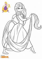 Mewarnai Raiponce Buku Princesses Princesse sketch template