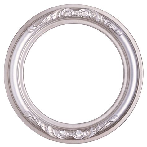 round frame in silver shade finish dark silver picture frames with
