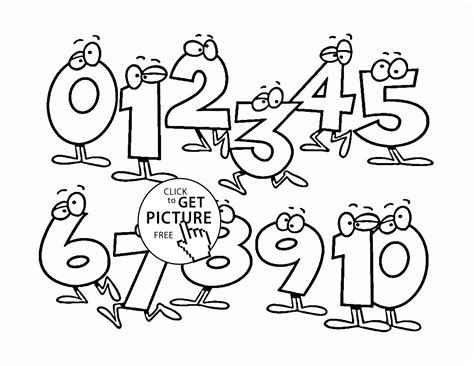 list  funny numbers coloring pages  kids counting numbers printables  wuppsycom