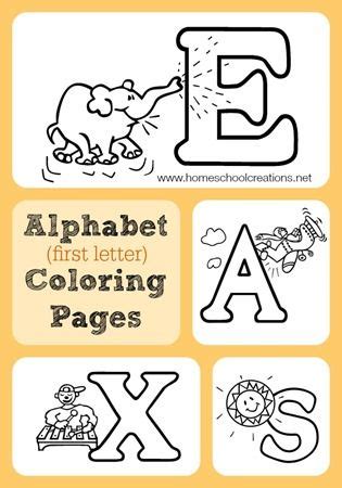 alphabet coloring pages  printables alphabet coloring pages