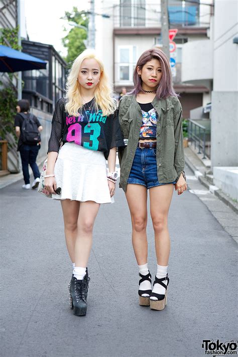 harajuku girls summer  style tokyo fashion