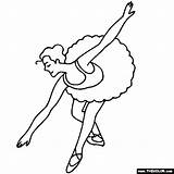 Dancer Ballet Coloring Graceful Pages Ballerina Hop Hip Drawing Getdrawings Thecolor sketch template