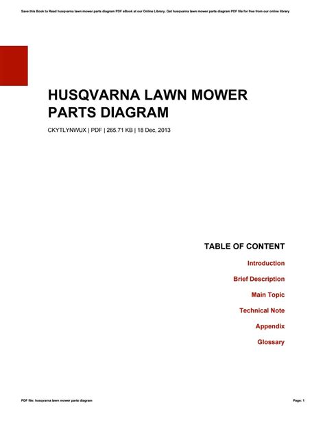 husqvarna lawn mower parts diagram  jeanwise issuu