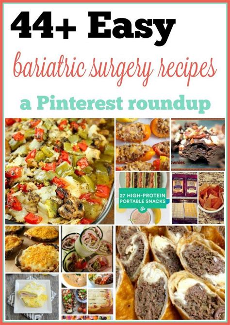 easy bariatric surgery recipes  pinterest roundup  miles