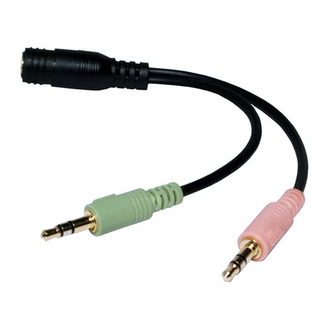 audio jack adapter  pin  mm stereo female    mm mm stereo audio cables