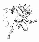 Batgirl Pages Coloring Color Getcolorings Weapon sketch template