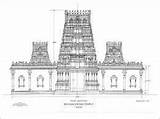 Temple Drawing Hindu Drawings Indian Sketch Elevation Architecture Sketches Sri Tamil India Nadu Choose Board Coloring Weebly sketch template