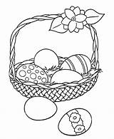 Egg Template Shape Easter Clipart Printable Library Basket sketch template