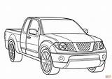 Nissan Frontier Coloring Pages sketch template