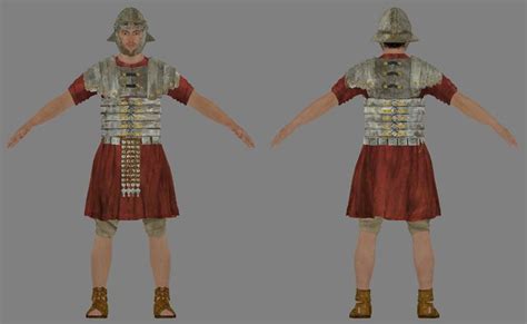 An Image Of A Roman Soldier In Full Dress And Helmet With His Arms