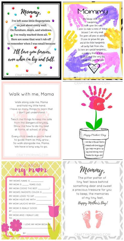 mothers day printables poems crafty morning mothers day