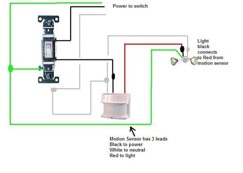 wire motion sensor wiring diagram