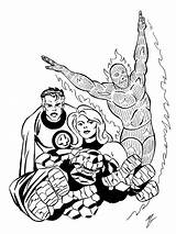 Marvel Coloring Pages Fantastic Four Colouring Zombies Comics Heroes Superhero Fans Fun Clipartmag Marvle Years sketch template