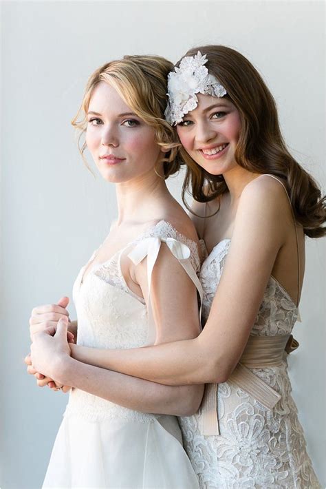 two brides styled shoot lesbian bride lesbian wedding photos