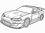 Car Coloring Drawings Nissan Jdm Cars Cool Silvia Sports Drawing Pages Race Gtr Skyline Sketch Toyota Printable Silhouette Photobucket Do sketch template