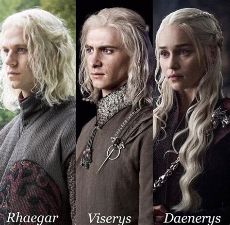 Rhaegar Viserys And Daenerys Targaryen Juego De Tronos