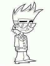 Johnny Test Coloring Pages Printable Colouring Kids Dkidspage Drawings Paint sketch template