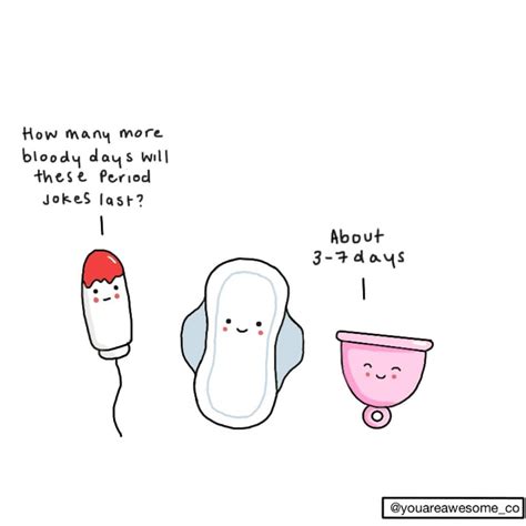 doodles menstrual pun period pun period puns positivity doodles