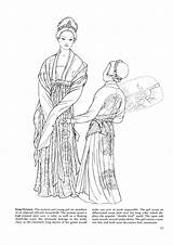 Dover Fashions Dynasty sketch template