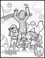Halloween Coloring Pages Hard Happy Colouring Comments Getdrawings Drawing sketch template