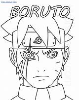 Boruto Mitsuki sketch template