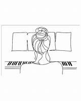 Pianist sketch template