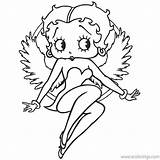 Boop Betty Angel Coloring Pages Wings Xcolorings 1000px 90k Resolution Info Type  Size Jpeg sketch template