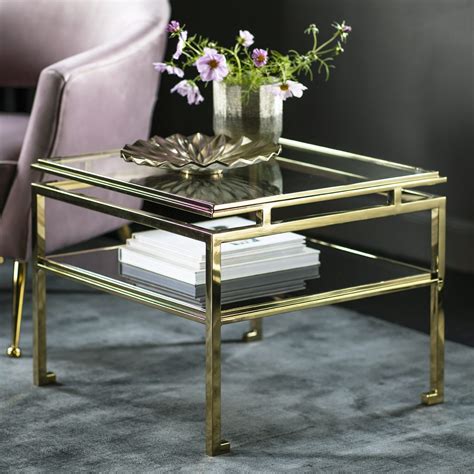 square glass coffee table with shelf glass designs