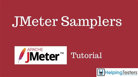 jmeter samplers jmeter tutorial  youtube