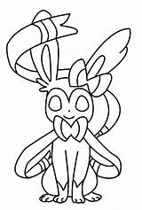 Sylveon Coloring Pages Pokemon Printable Line Eevee Cute Sheet Drawing Colouring Evolutions Print Color Kids Getdrawings Sheets Printables Choose Board sketch template