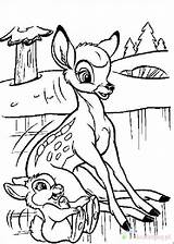 Jelonek Bambi Kolorowanki sketch template