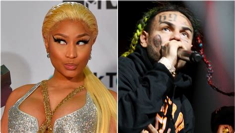 nicki minaj shows love for rapper tekashi 6ix9ine following arrest