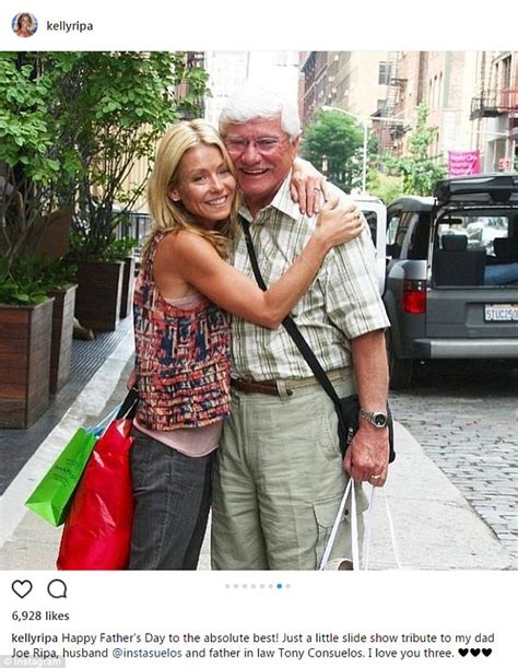 kelly ripa kicks off the father s day tributes daily mail online
