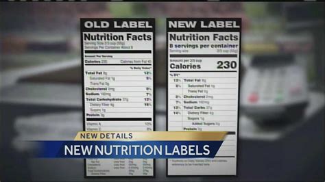 nutrition labels set   major makeover