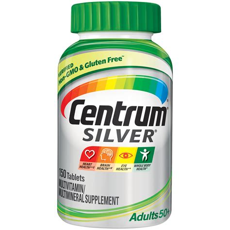 centrum silver multivitamin  adults   multivitaminmultimineral supplement