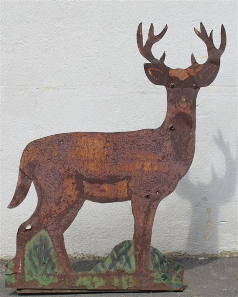 large deer sign  stdibs