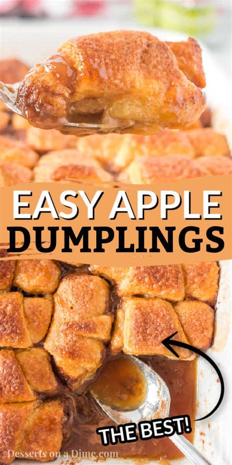 apple dumpling recipe easy apple dumplings with crescent