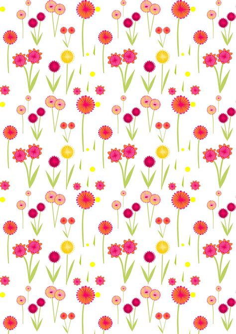 digital flower scrapbooking paper ausdruckbares geschenkpapier